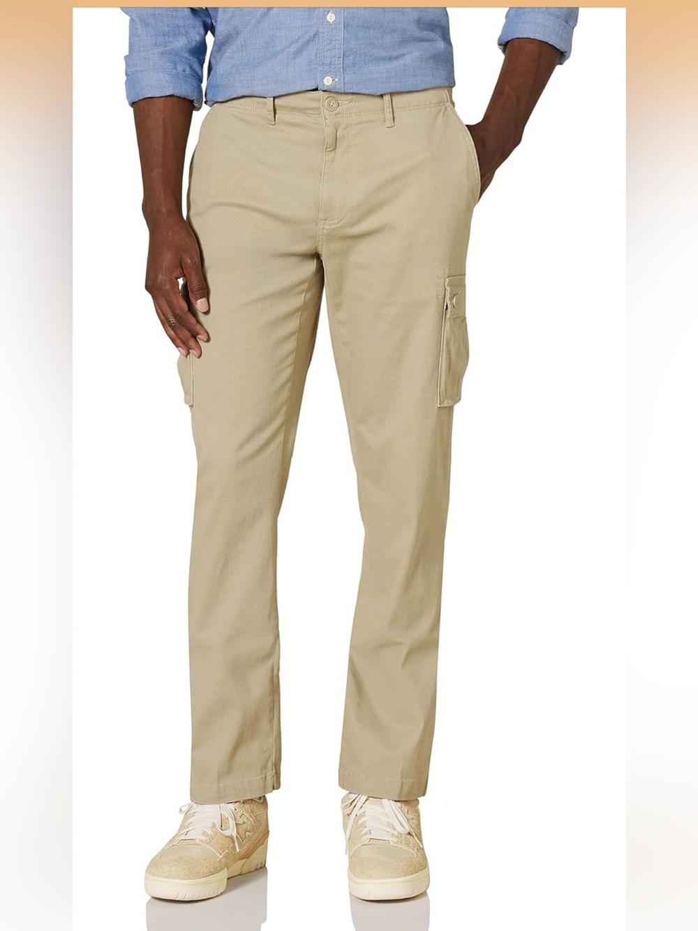 Men's Straight-Fit Breathable Stretch Cargo Pants 36x34